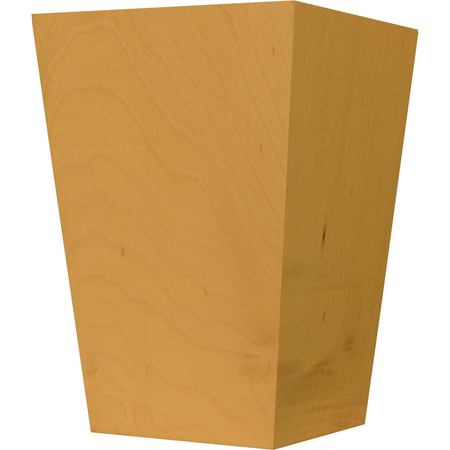 OSBORNE WOOD PRODUCTS 5 x 3 1/2 Tapered Square Foot in White Oak 4080WO